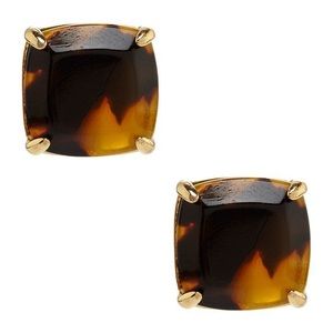 Kate Spade Tortoise Gumdrop Earrings